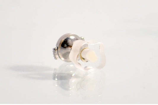 fructus ブローチ S white a00211