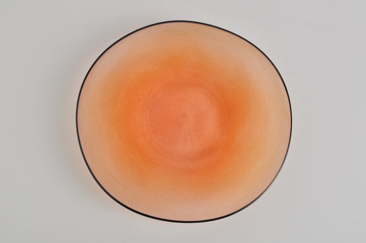 kasumi plate S coral pink a0025