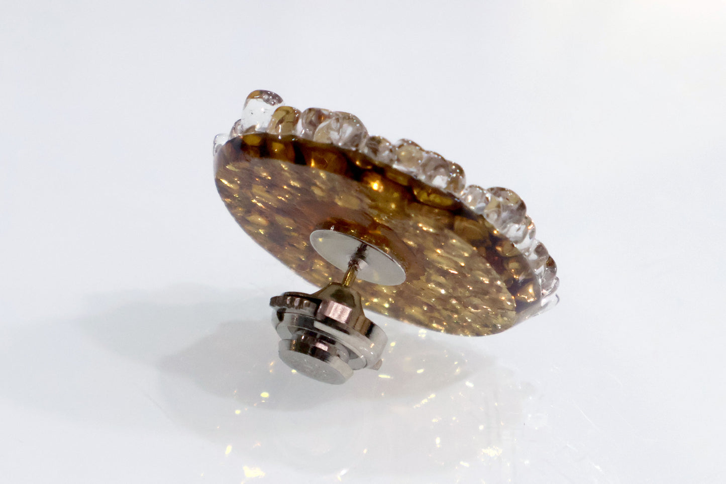 anemone ブローチ L yellow a00206