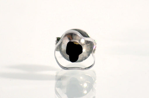 fructus ブローチ S black a00210