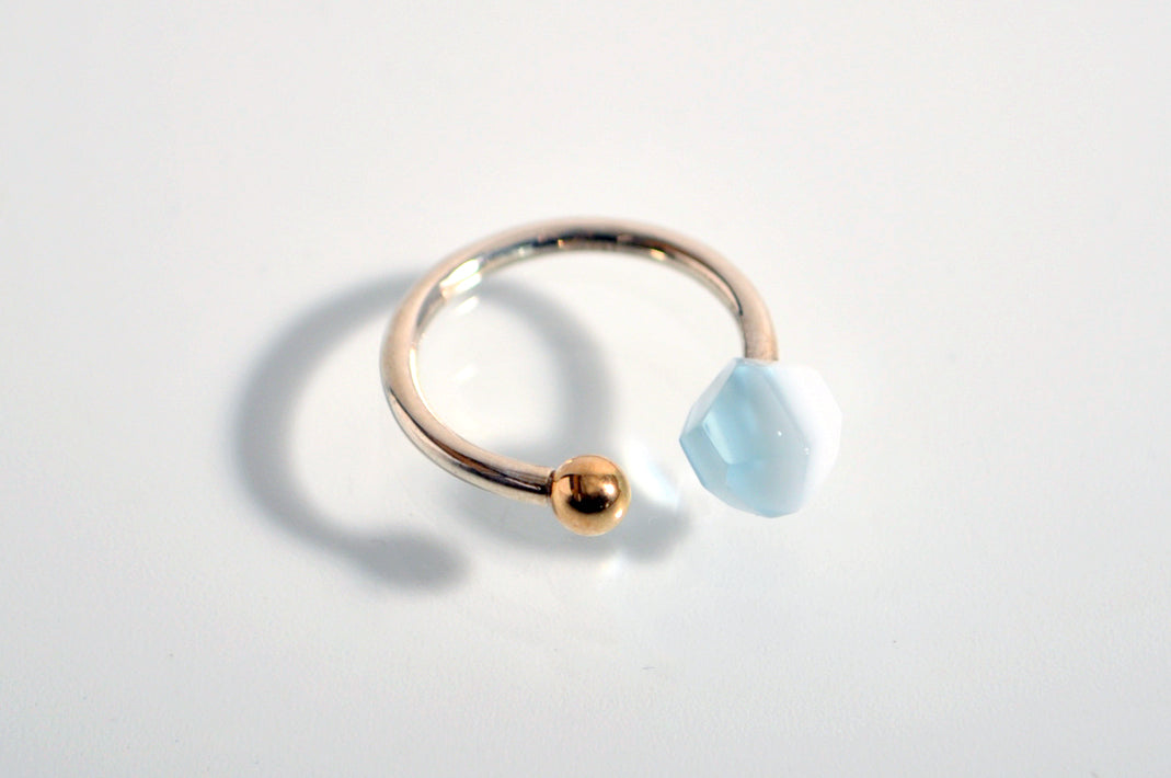 mica リング  blue a00215