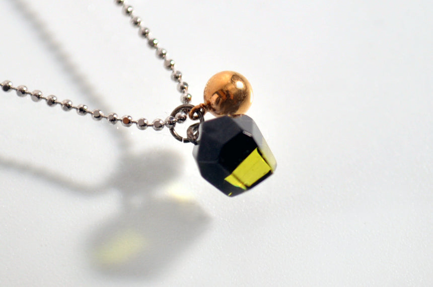 mica ネックレス green a00230