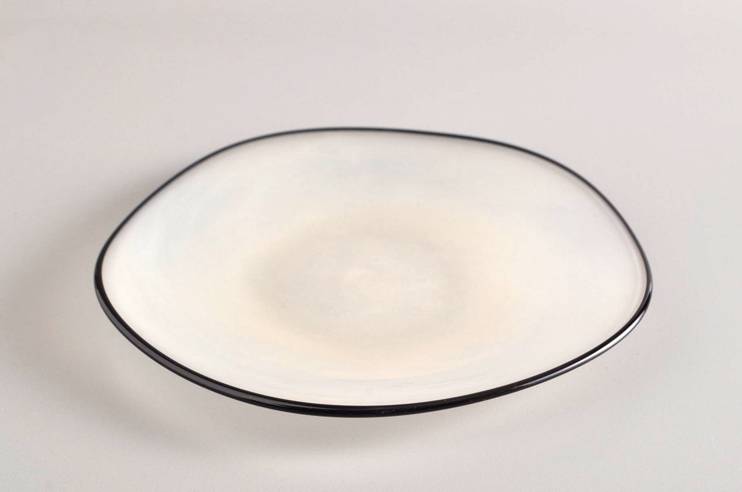 kasumi plate SS ivory 4289