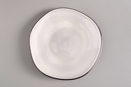 kasumi plate SS ivory 4293