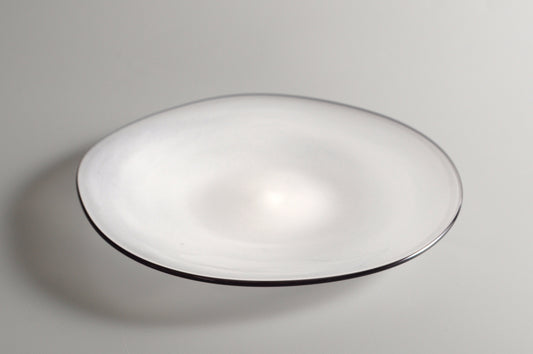 kasumi plate SS ivory 4658