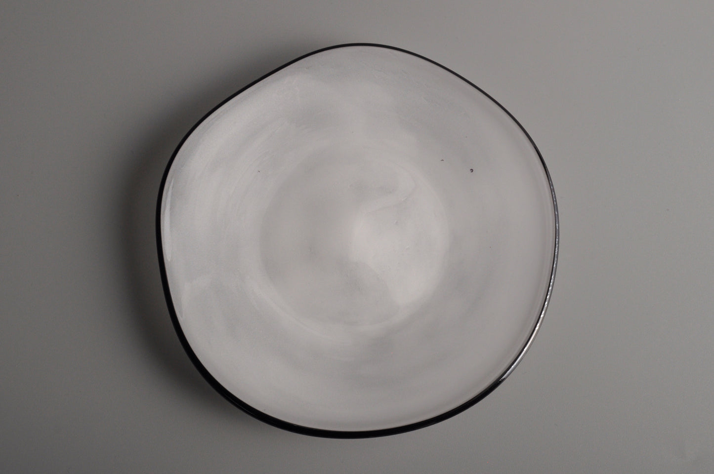 kasumi plate SS ivory 4542
