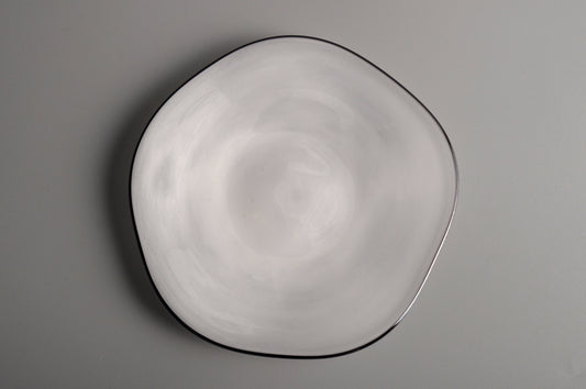 kasumi plate SS ivory 4543