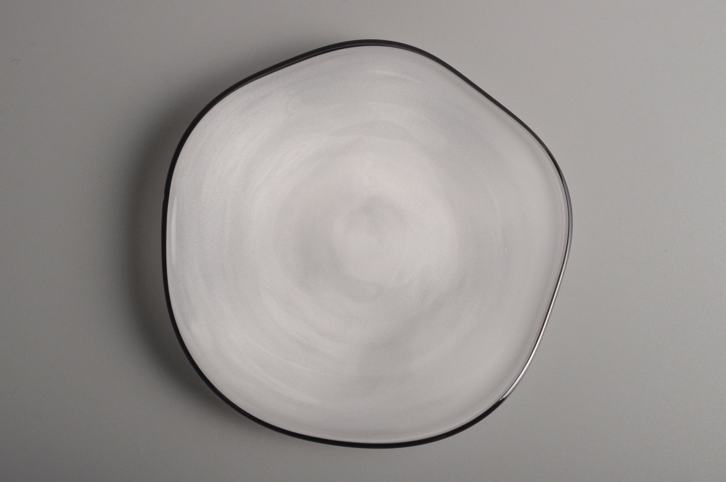 kasumi plate SS ivory 4544