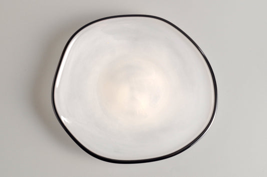 kasumi plate SS ivory 3467